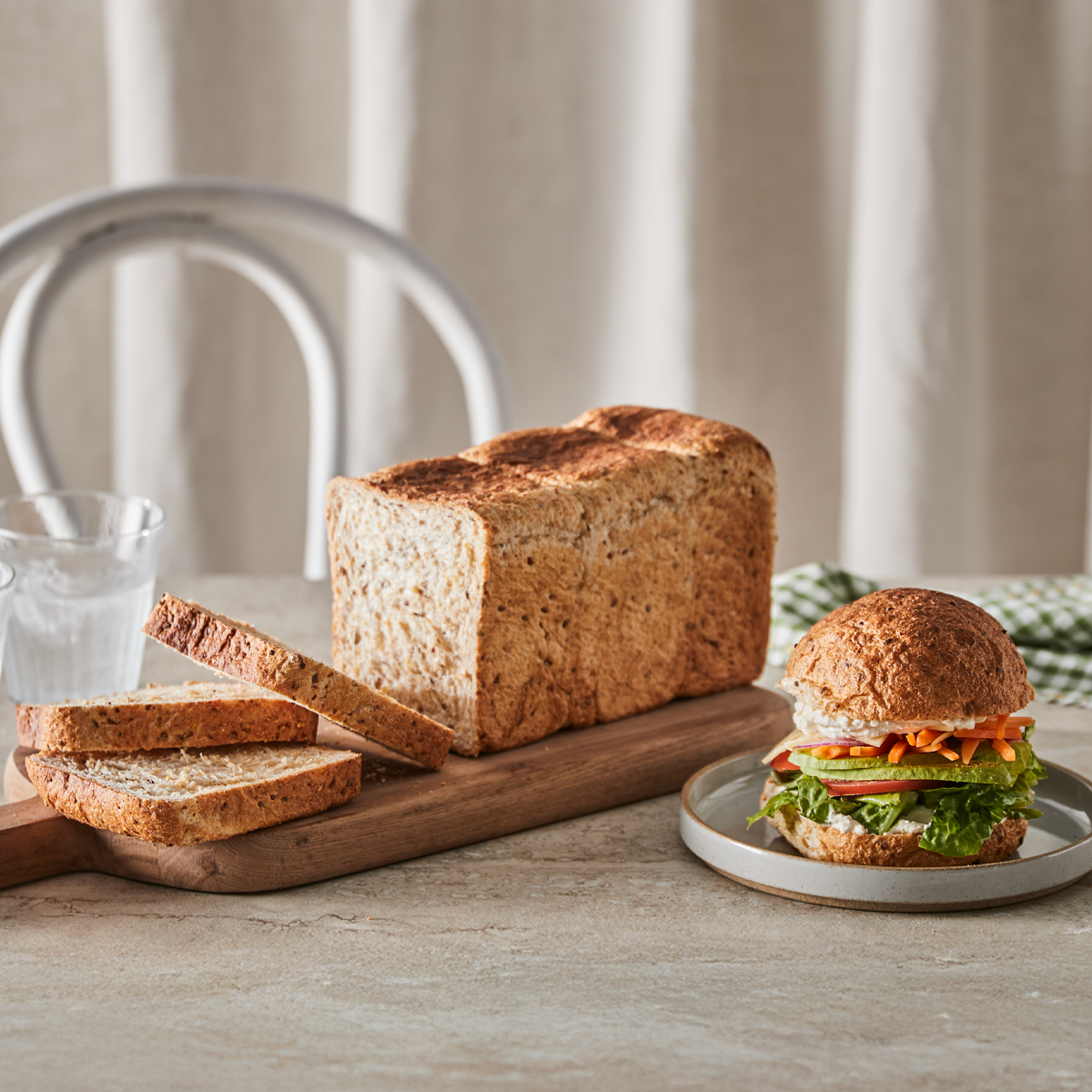 Bread that keeps up with you...
