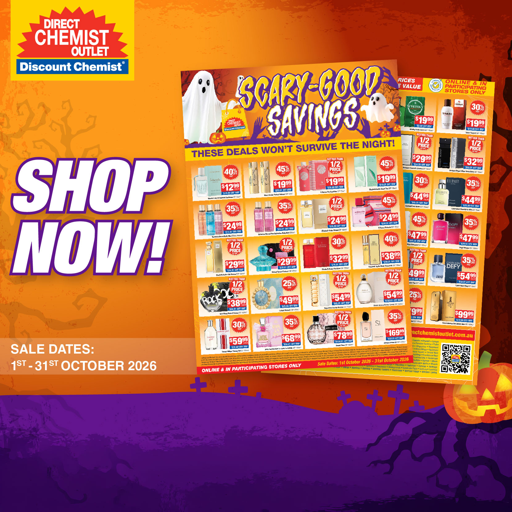 Scary-Good Fragrance Savings